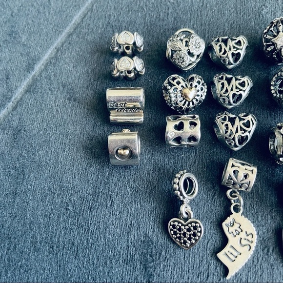 Pandora Bracelets Charms Spacers Stoppers Sterling Silver & Gold, ASK FO… - Picture 12 of 12